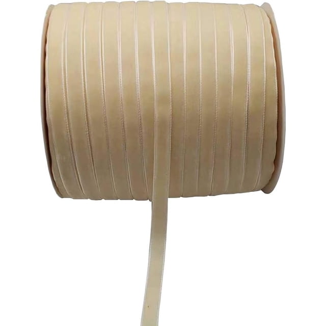 Carrete de cinta de terciopelo de 10 yardas (púrpura, 3/8")