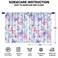 thumbnail image 2 of Blackout Kids Curtains,Light Purple Butterfly Pattern Childrens Insulated Curtains Set Of 2,Bedroom Essentials,Toddler Room Decor 42"x54", 2 of 5