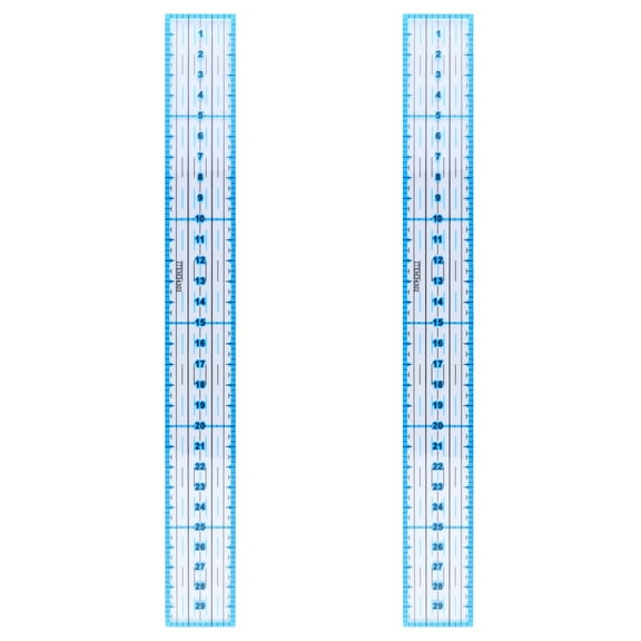 Masteelf  2 Pcs Hot Ruler Pressing Tool Patchwork Clothing Crafting Gauge