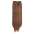 thumbnail image 3 of Clip In Hair Extension Real As Remy Fashion Hair Long Clip in Hair Extensions Full Head Straight Wig, 3 of 4