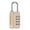 Yellow, variant on Weatherproof Padlocks 4 Digit Password Lock for Storage Unit Gym Locker Toolbox