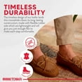 thumbnail image 2 of Minnetonka Men's Moosehide Classic Moccasin, Natural Moose, 10 M US, 2 of 7
