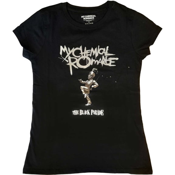 My Chemical Romance Ladies T-Shirt: The Black Parade (Large)
