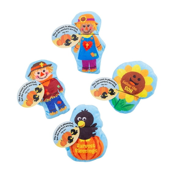 Fun Express Religious Fall Stuffed Character Handouts with Card for 50