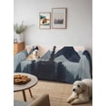 thumbnail image 6 of Mountain Forest Couch Cover for Dogs, Nature Tree Scenery Watercolor Pink Blue Washable Sofa Covers Slipcover for Pets Dogs Futon Cover, Couch Recliner Covers, Oversized Chair Slipcover 71"x91", 6 of 9