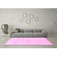 thumbnail image 3 of Ahgly Company Indoor Rectangle Solid Pink Modern Area Rugs, 5' x 7', 3 of 4
