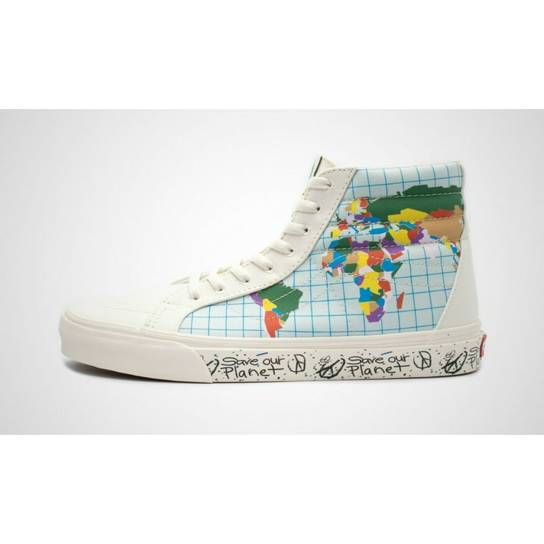 Vans SK8 Hi Reissue Save Our Planet Classic White Men s Skate