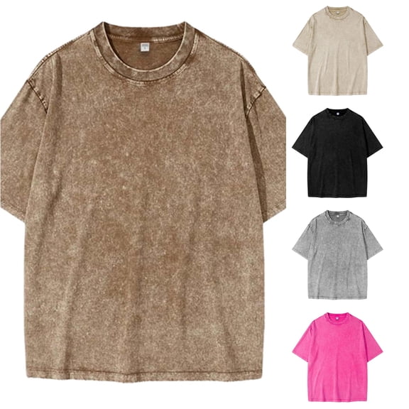 LIIPEE Boys T Shirts Casual Summer Cute Solid Color Crew Neck Short Sleeve Baggy Basic Tshirt Kids Comfortable Daily Tee Tops Fashion Breathable T-Shirts,4-6 Years