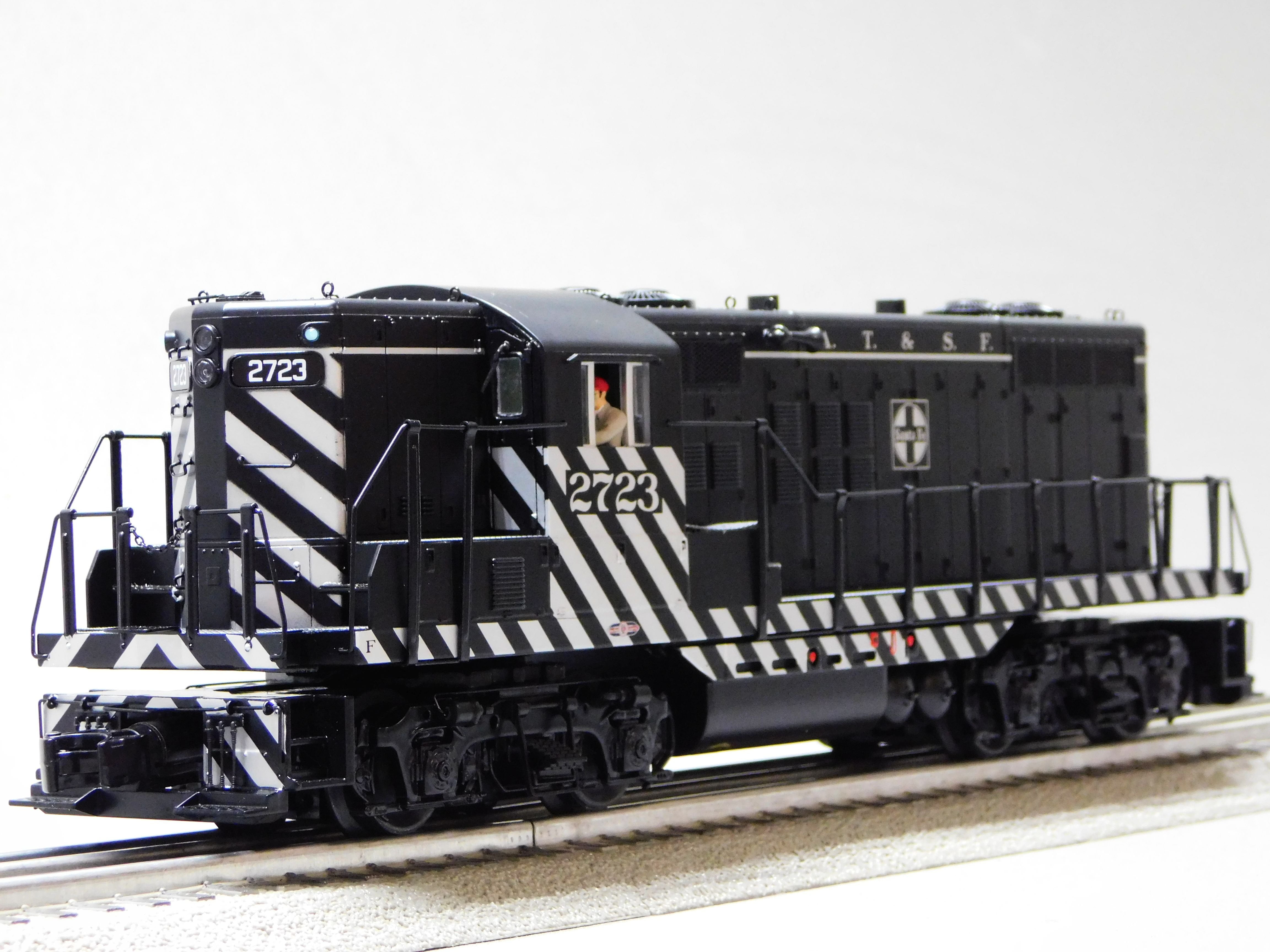 MTH PREMIER SANTA FE GP7 #2723 DIESEL ENGINE W/PROTO 3 O GAUGE TRAIN 20-29055-1