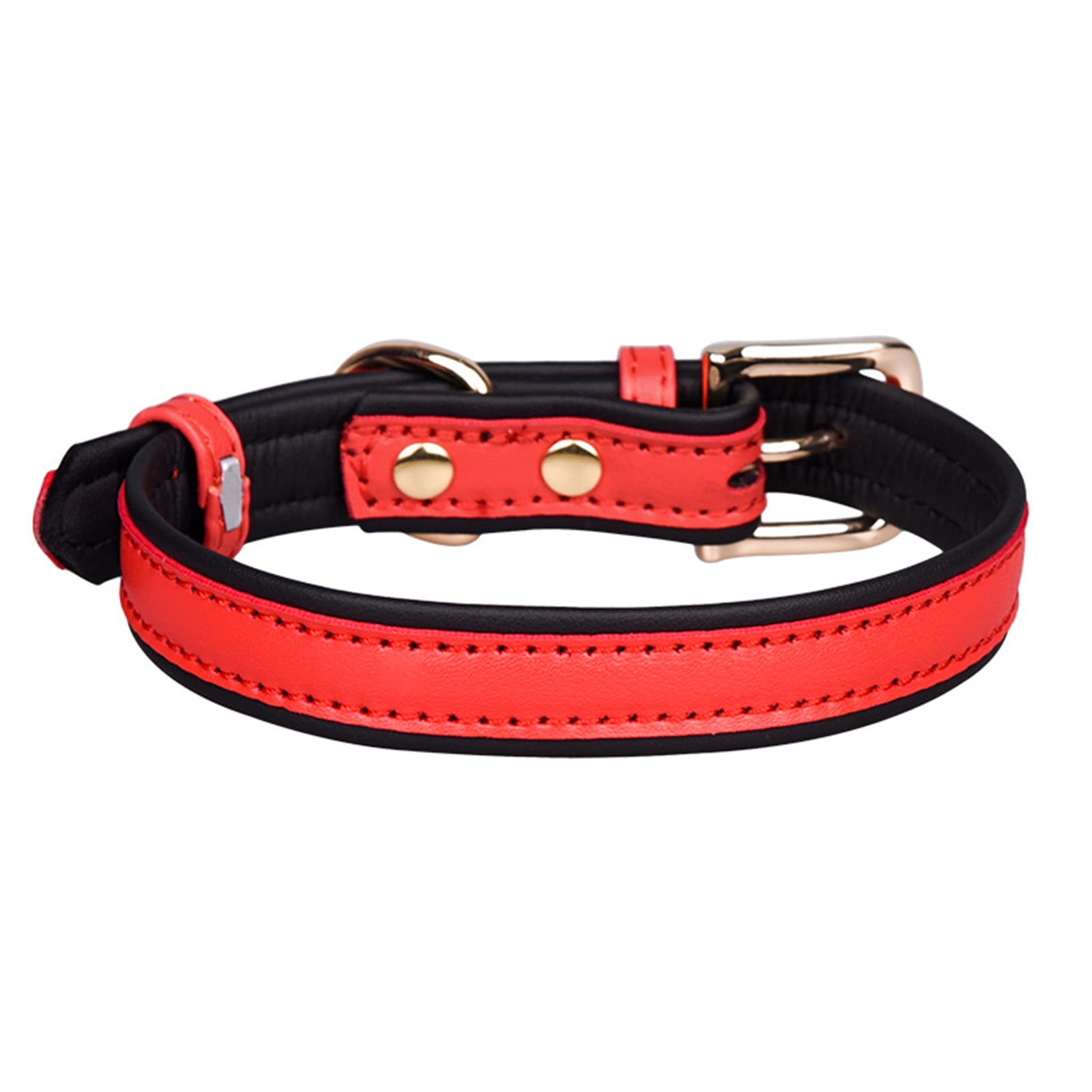 JUHigh Pet Collar Adjustable Antilost Contrast Color Small Medium