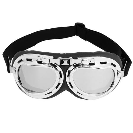 Unique Bargains Outdoors Sports Elastic Band Clear White Lens Mountain Ski UNI Goggles