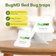 BUGMD Essential Pest Control Concentrate (3 Pack) with Spray Bottle 32 oz, BugMD Cockroach Catcher (1 Pack) and BugMD Bed Bug Trap (1 Pack) Bundle