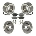 thumbnail image 1 of Transit Auto Front Wheel Bearing Disc Brake Rotors and Ceramic Pads Kit for Car Scion iQ KBB-100265, 1 of 11