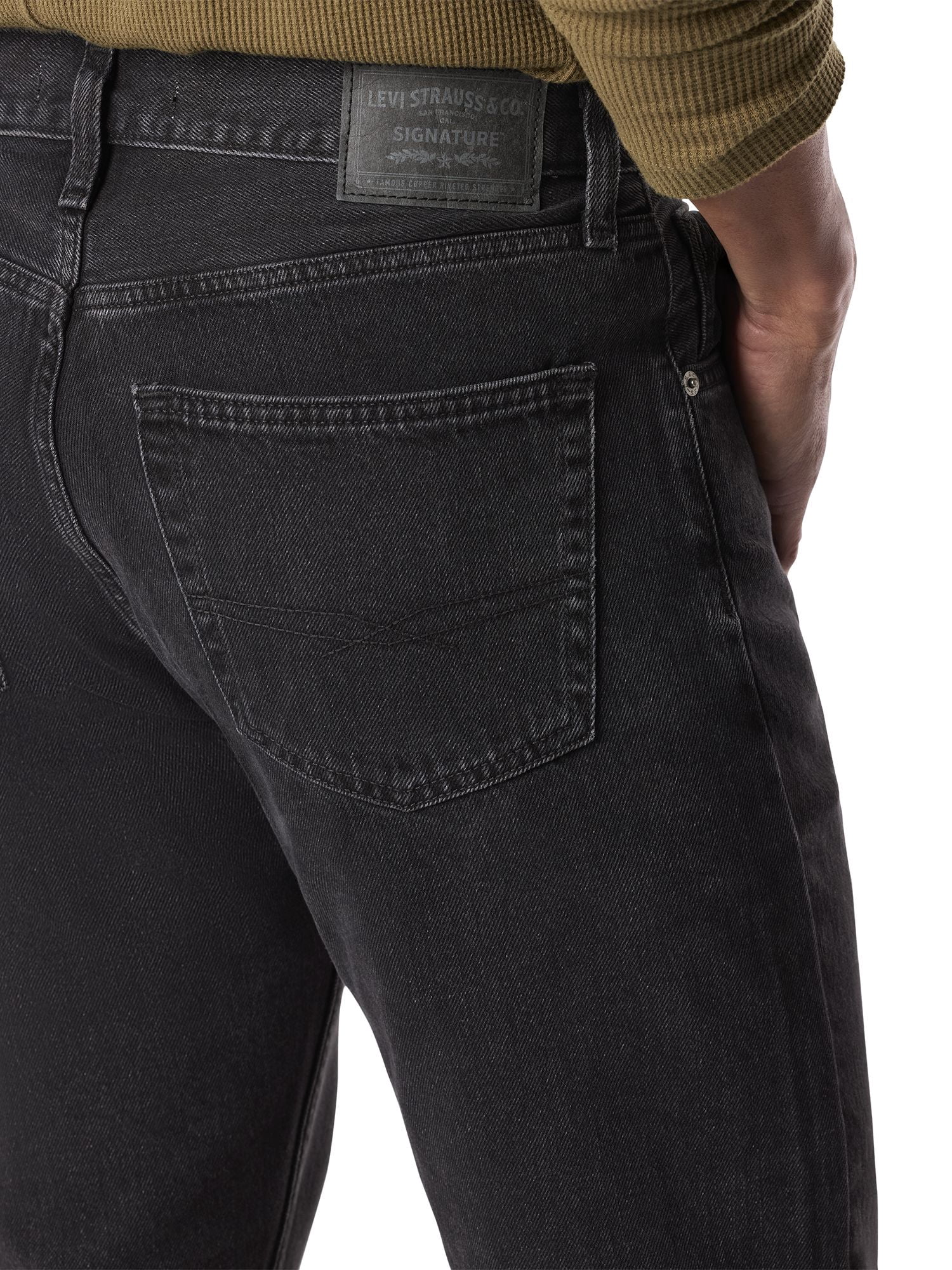 Levi Strauss Signature Men's and Big and Tall Original Straight Fit Jeans