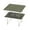 Army green, variant on JZROCKER Double Layer Aluminum Top Light Weight Outdoor Picnics Desk Folding Camp Table