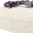 thumbnail image 6 of JWH 3D Handmade Decorative Lavender Pillow Cases for Bedding Sofa Couch Chair Decoration 18x18inch Purple, 6 of 9