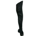 thumbnail image 2 of M4D3 Women's Black Cow Suede Olympia Knee High Boot, 8, 2 of 5