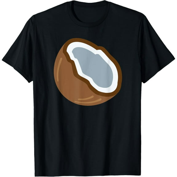 Coconut T-Shirt men and women can wear, black, white, gifts