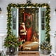 thumbnail image 1 of Uuiauoio Festive Christmas Door Cover with Design,Polyester Door Curtain for Holiday Home Decor, Seasonal Wall and Entryway Decoration for Parties and Family Gatherings,Festival Party Decoration, 1 of 6