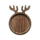 thumbnail image 2 of Christmas Antler Dinner Tray Fruit Tray Wooden Wood Crafts, 2 of 5