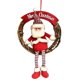 thumbnail image 1 of Christmas Wreath Christmas Decoration Scene Placement Red Hanging Door Wreath Dress Up Home Holiday Window Props Conform To Christmas Theme, 1 of 5