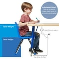 thumbnail image 4 of Factory Direct Partners Kids Dry-Erase Activity Table and Stack Chair Set, White Red, 4 of 5