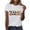 White, variant on Women's 2026 USA Canada Mexico Soccer Graphic Tee Short Sleeve Crew Neck T-Shirt Sportswear Casual Fan Top For Match Day Celebrations