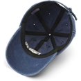 thumbnail image 2 of Gorra de béisbol de mezclilla lavada, gorras de béisbol para hombres y mujeres, gorras de golf de invierno, ajustables, snapback, 2 of 2