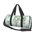 thumbnail image 1 of Balery World Travel Map Bolsa de Gimnasio para Mujeres y Hombres, Bolsa de Viaje Impermeable, Bolsa de Fin de Semana con Compartimento para Zapatos y Bolsillo Húmedo, 1 of 6