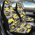 thumbnail image 3 of ZIATUBLE Camouflage Pattern Car Seat Cover Polyester Vehicle Protector Bucket Seat Cover for Trucks Van SUV 2 Pieces Set Stretchy Interior Vehicle Seat Protectors Car Decor Accessories, 3 of 7