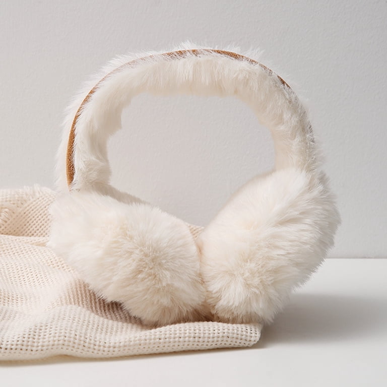 WNFJR Women Winter Ear Muffs Fluffy Faux Fur Earmuffs  display picture 1