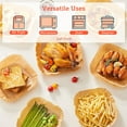 thumbnail image 5 of Papier Parchemin Jetable Surface Antiadhésive, Doublures de Friteuse à Air Chaud Imperméables Résistantes à la Chaleur pour Four Micro-Ondes Cuisson, 5 of 5