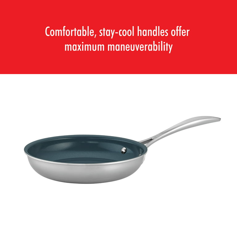 ZWILLING Clad CFX 8-inch Stainless Steel Ceramic Nonstick Fry Pan, 8-inch -  City Market