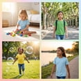 thumbnail image 2 of CALLINOX Girls T Shirts Toddler Kids 3 Pack Cotton Crew Neck Short Sleeve clothes, Sizes 2T-12, 2 of 7