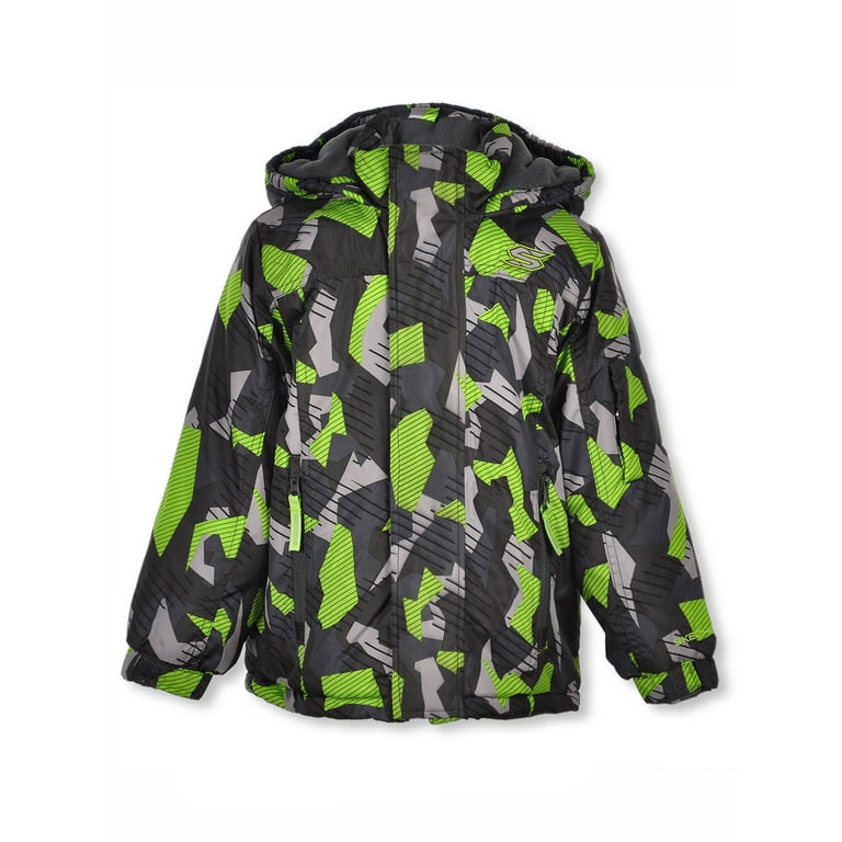 Skechers Boys Sharp Geo Camo Insulated Jacket