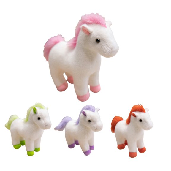 Exquisite Horse Stuffed Animal -horse Plush Toys 4 Colors, Soft Dolls As Gifts for Kid-9.8 Inch Foal