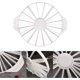 thumbnail image 2 of Cake Divider Round Cake Divider Cake Slicer Cake Divider Adjustable Plastic Cake Divider For Cutting 14/16 Equal Pieces Of Cake Kitchen Cake Gadget Wh, 2 of 3