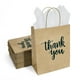 thumbnail image 2 of Bolsas de regalo DjinnGlory Thank You, paquete de 50 unidades, tamaño mediano, con asas, 2 of 9