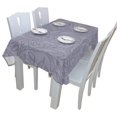 thumbnail image 3 of EREHome Purple Pattern Tablecloth 60x120 inches, 3 of 4