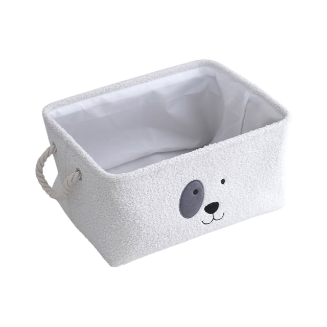 Extra-Large Fabric Storage Basket, Collapsible Cloth Organizer for Blankets or Toys