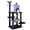 Purple, variant on Gymax Gothic Cat Tree for Indoor Cats 51'' Spooky Cat Tower w/Castle House Hammock Purple & Black