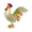 Green, variant on Sturdy Metal Rooster Shaped Keepsakes Box Small Antique Styles Container Designed For Storing Valuables In An Elegant Wa