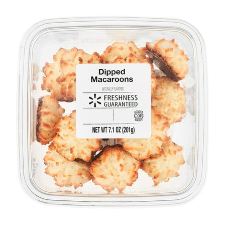 Freshness Guaranteed Dipped Macaroon Baked Cookies, 7.1 oz, 13 Count (Shelf-Stable)