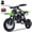 Green, variant on TOXOZERS Gas dirt bike，50CC 2-stroke Gas power Mini dirt bike，Top Speed 25 mph, Max Load 150 lb-Green