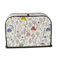 thumbnail image 3 of Funda para tostadora LUVOADALA Cute Wild Plants Hongos, 2 rebanadas, 3 of 7