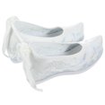 thumbnail image 2 of GAXIRE par de zapatillas bordadas de estilo étnico, zapatos Hanfu de moda para niña (blancos), 2 of 5