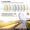 thumbnail image 4 of Personalized Fashion Glasses Fashion Street Shooting Sunglasses, Made Of Resin And Metal-Champagne, 4 of 5