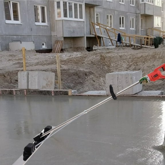 Xianers Electric Concrete Screed Kit, Portable Concrete Leveling Ruler 5.9ft for Cement Work