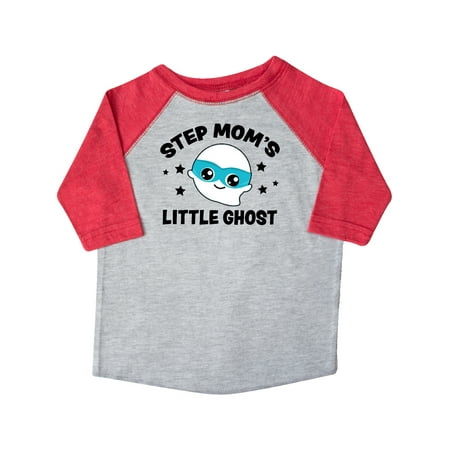 

Inktastic Cute Step Mom s Little Ghost with Stars Gift Toddler Boy or Toddler Girl T-Shirt