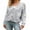 Grey, variant on Cardigan Sweater for Women Floral Print Loose Casual Button Down Open Front Knit Cardigans Alsol Lamesa